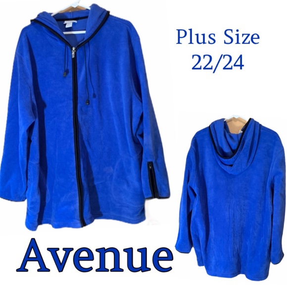 Avenue Jackets & Blazers - Avenue Zipper Hoodie sz 22/24